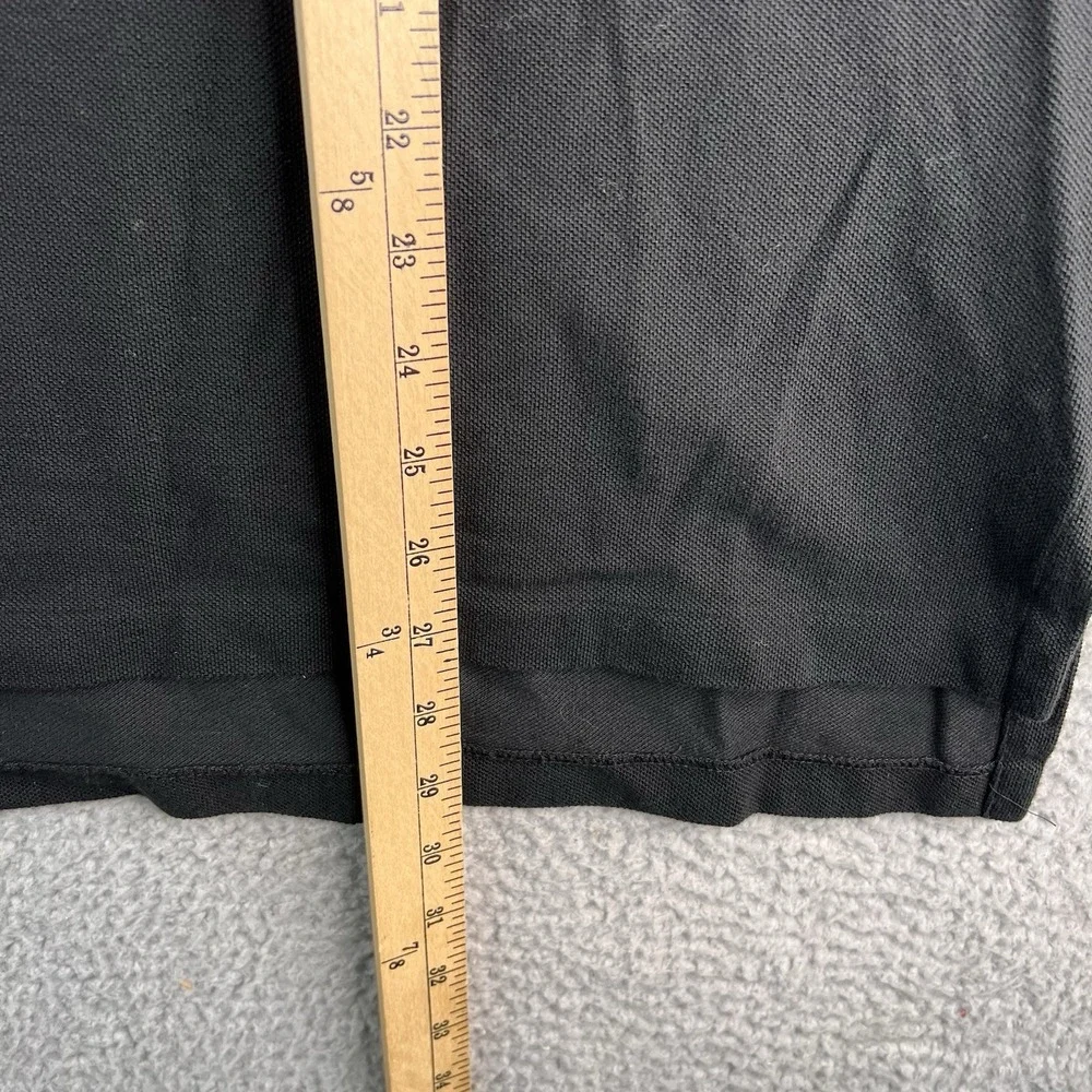 VTG POLO by Ralph Lauren Custom Fit Long Sleeve Rugby Shirt XXL Black